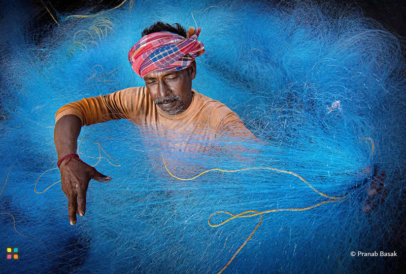 Preparing the Nets by Pranab Basak, India - Award-Winning Photos of Hipa