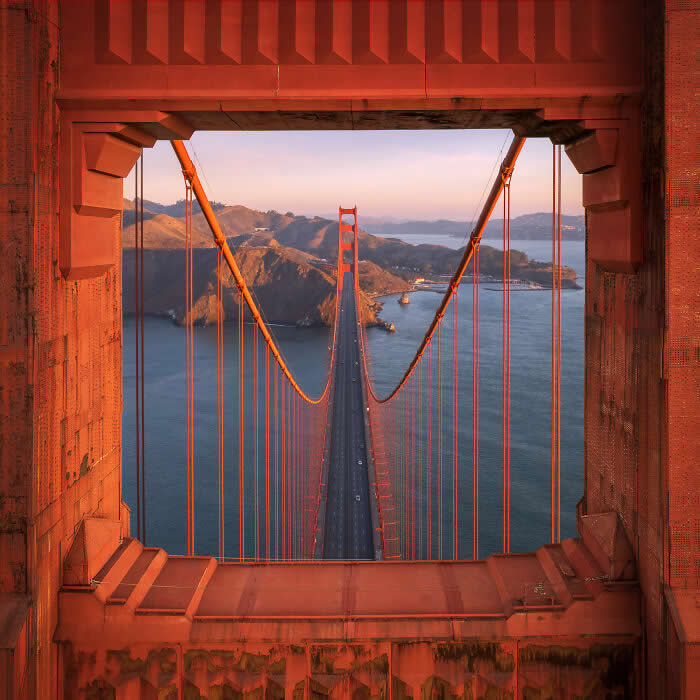 Golden Gate By Marcin Zając - International Aerial Photographer of the Year 2026 Awards