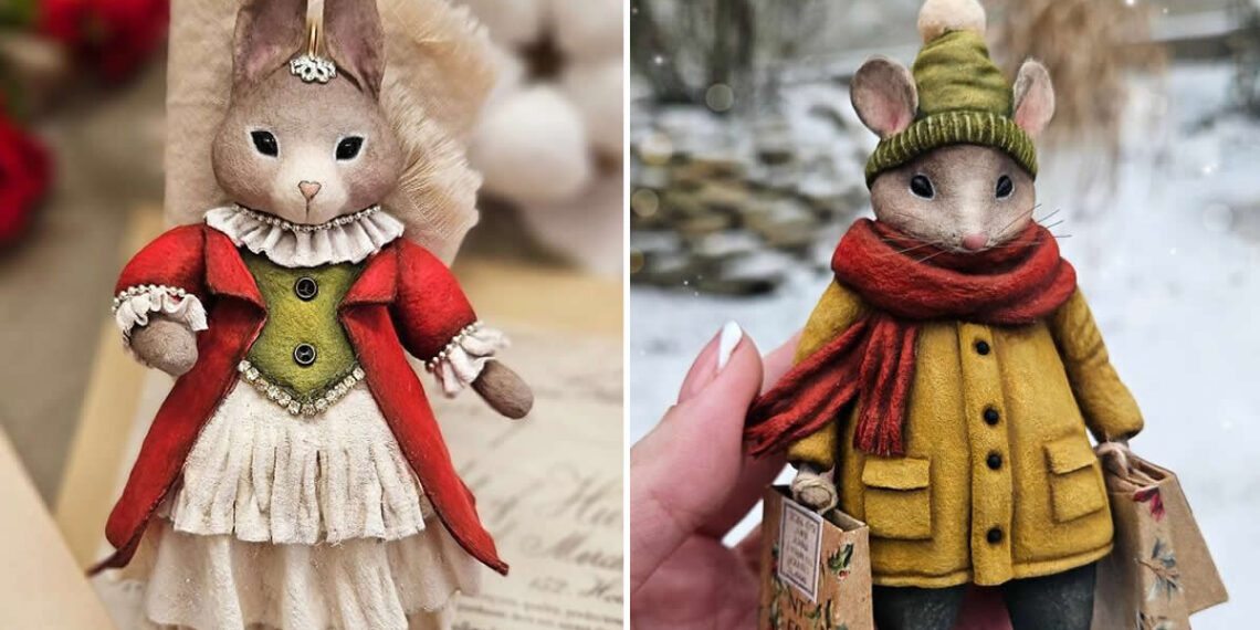 Cotton Wool Sculptures by Katya