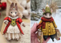 Cotton Wool Sculptures by Katya