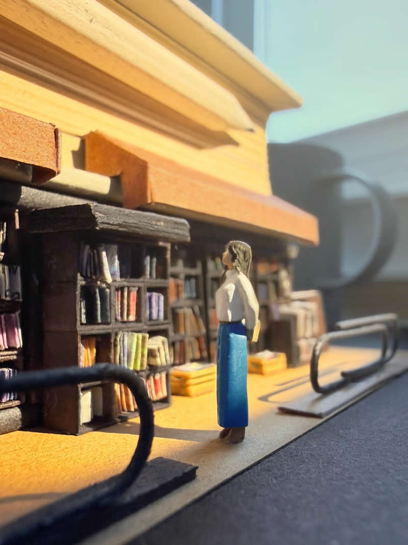Tiny Adventures: 35 Miniature Scenes by Derrick Lin That Turn Everyday Objects Into Magical Stories 54 We miss getting lost in pages and deep, well-constructed thoughts - Miniature Photography by Derrick Lin
