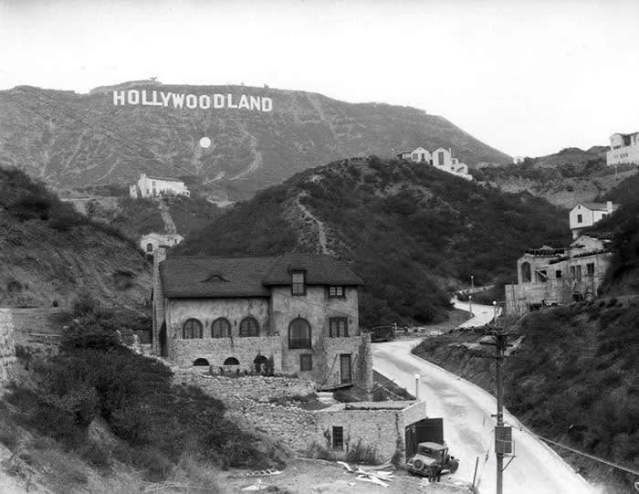 The Hollywood sign originally said &ldquo;Hollywoodland&rdquo; when it was installed in 1923. The last four letters were removed when the sign was refurbished in 1949.
