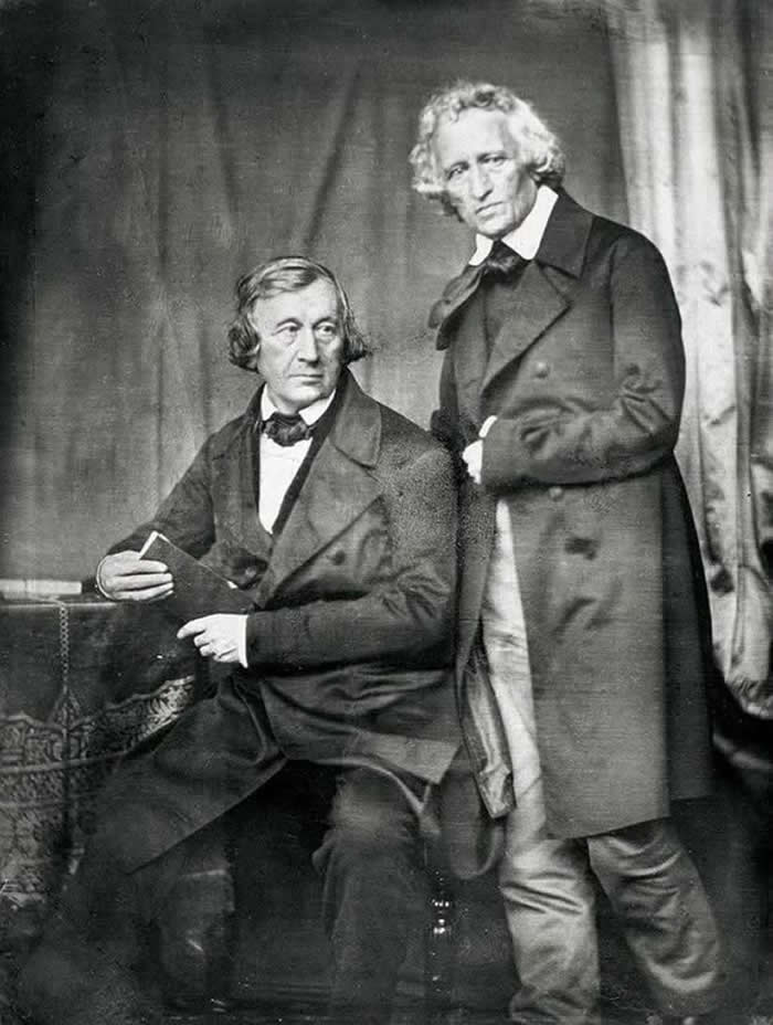 Only known picture of the Brothers Grimm, 1847