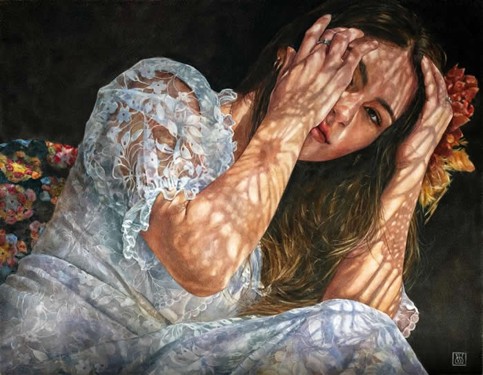 Watercolor Paintings by Daniela Werneck That Capture Light, Emotion, and Feminine Elegance