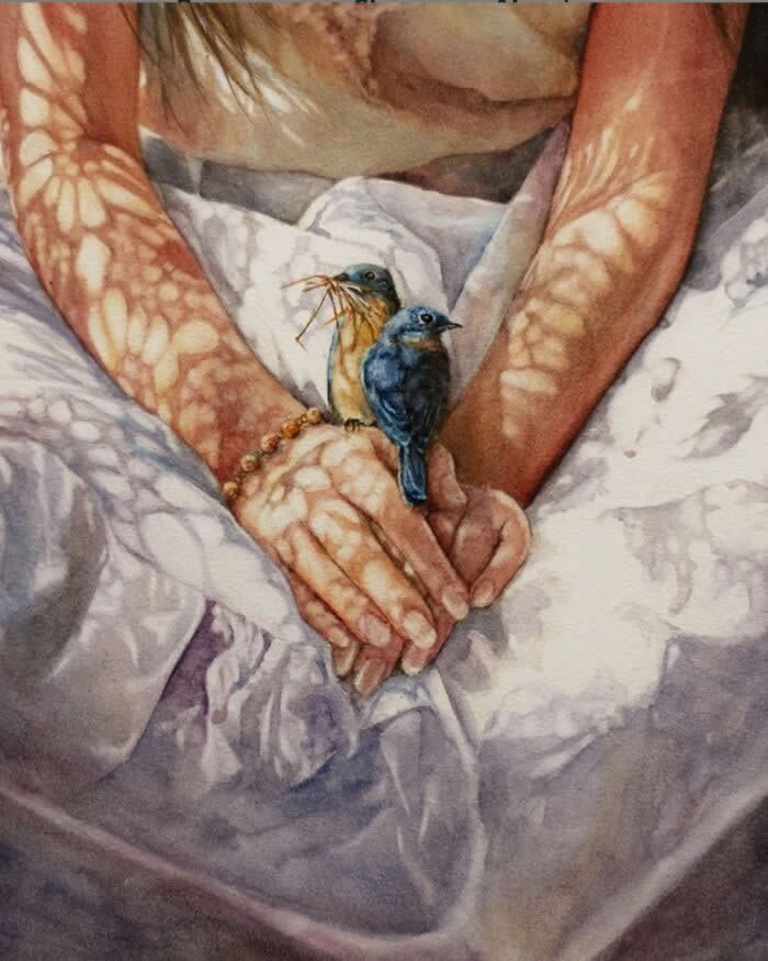 Watercolor Paintings by Daniela Werneck That Capture Light, Emotion, and Feminine Elegance