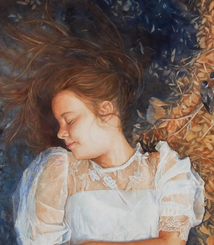 Watercolor Paintings by Daniela Werneck That Capture Light, Emotion, and Feminine Elegance