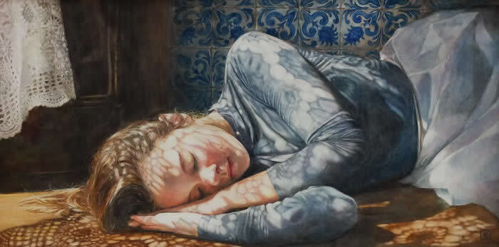 Watercolor Paintings by Daniela Werneck That Capture Light, Emotion, and Feminine Elegance