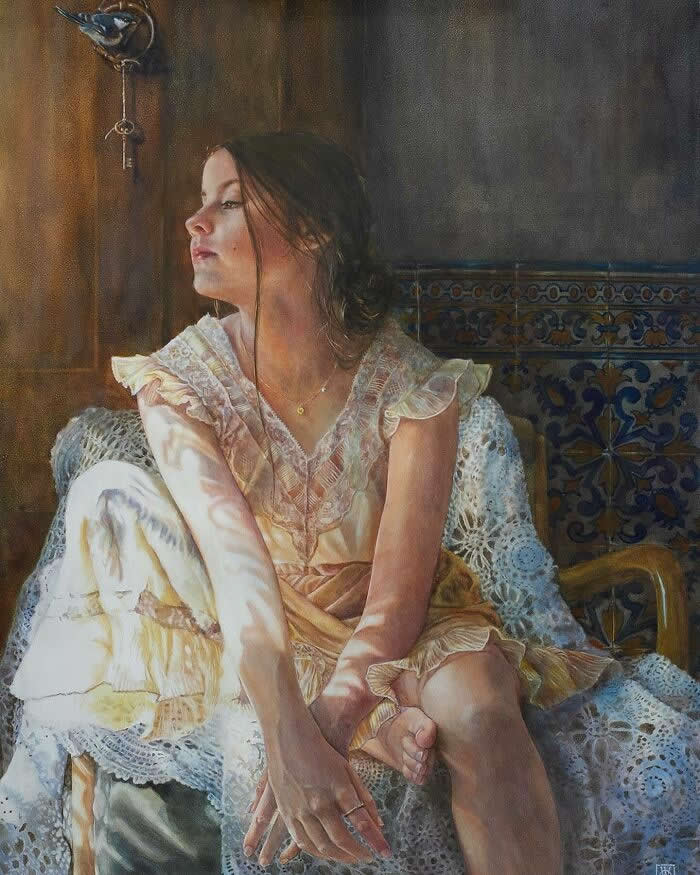 Watercolor Paintings by Daniela Werneck That Capture Light, Emotion, and Feminine Elegance