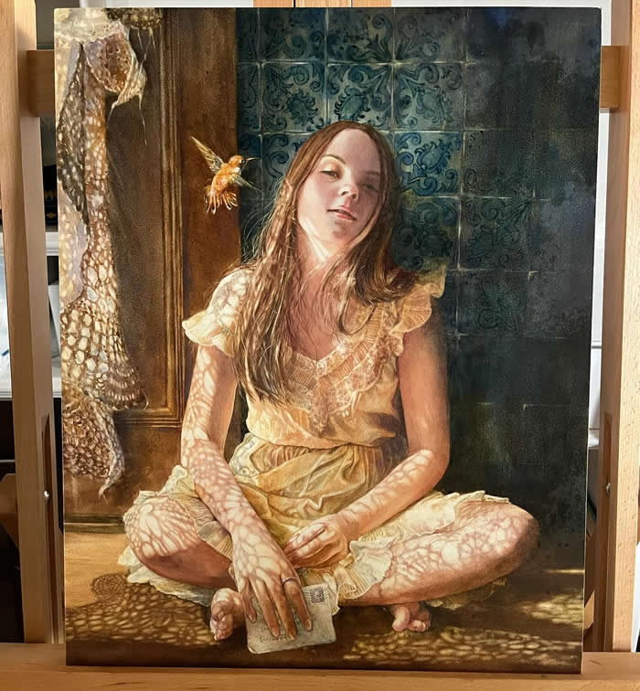 Watercolor Paintings by Daniela Werneck That Capture Light, Emotion, and Feminine Elegance