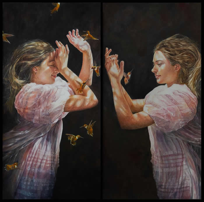 Watercolor Paintings by Daniela Werneck That Capture Light, Emotion, and Feminine Elegance