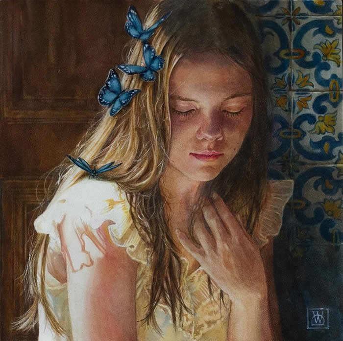 Watercolor Paintings by Daniela Werneck That Capture Light, Emotion, and Feminine Elegance