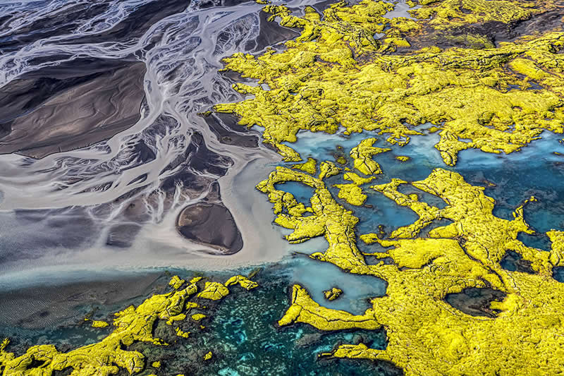 AAP Magazine 2026 Awards: 25 Striking Photos That Turn Shapes Into Art 50 Finalist: Iceland from Above by Dede Pickering, United States - AAP Magazine 2026 Awards Shapes Winners