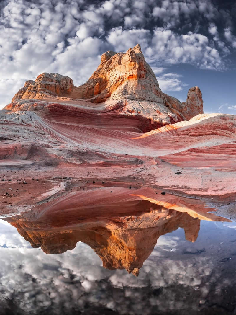 Colorful and abstract rock formations, Arizona