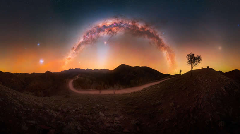 Nightscapes - First Place: Razorback by Paul Wilson - 2026 Capture the Dark photography contest Winners