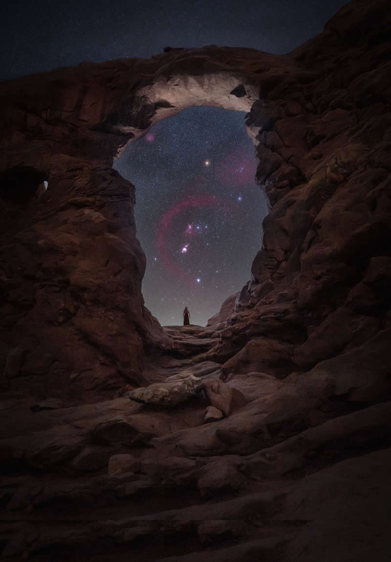 International Dark Sky Places - First Place: Window to Orion by Kat Lawman - 2026 Capture the Dark photography contest Winners