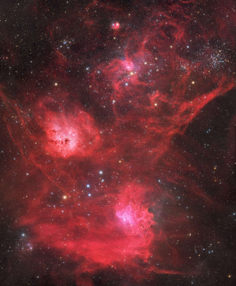 Deep Sky Observations - Third Place: The Auriga Neblua Complex by Andrew Warner - 2026 Capture the Dark photography contest Winners