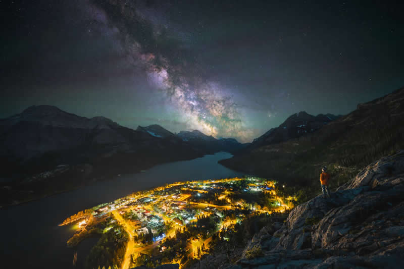 Nighttime Adventures - Second Place: Watching the Galaxy Rise by Dustin Bischke - 2026 Capture the Dark photography contest Winners