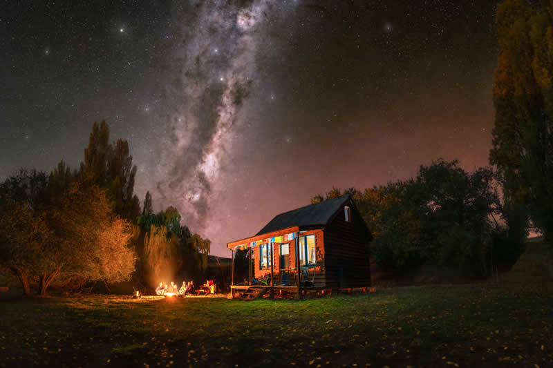Nighttime Adventures - Third Place: The Cabin by Chris Owen - 2026 Capture the Dark photography contest Winners