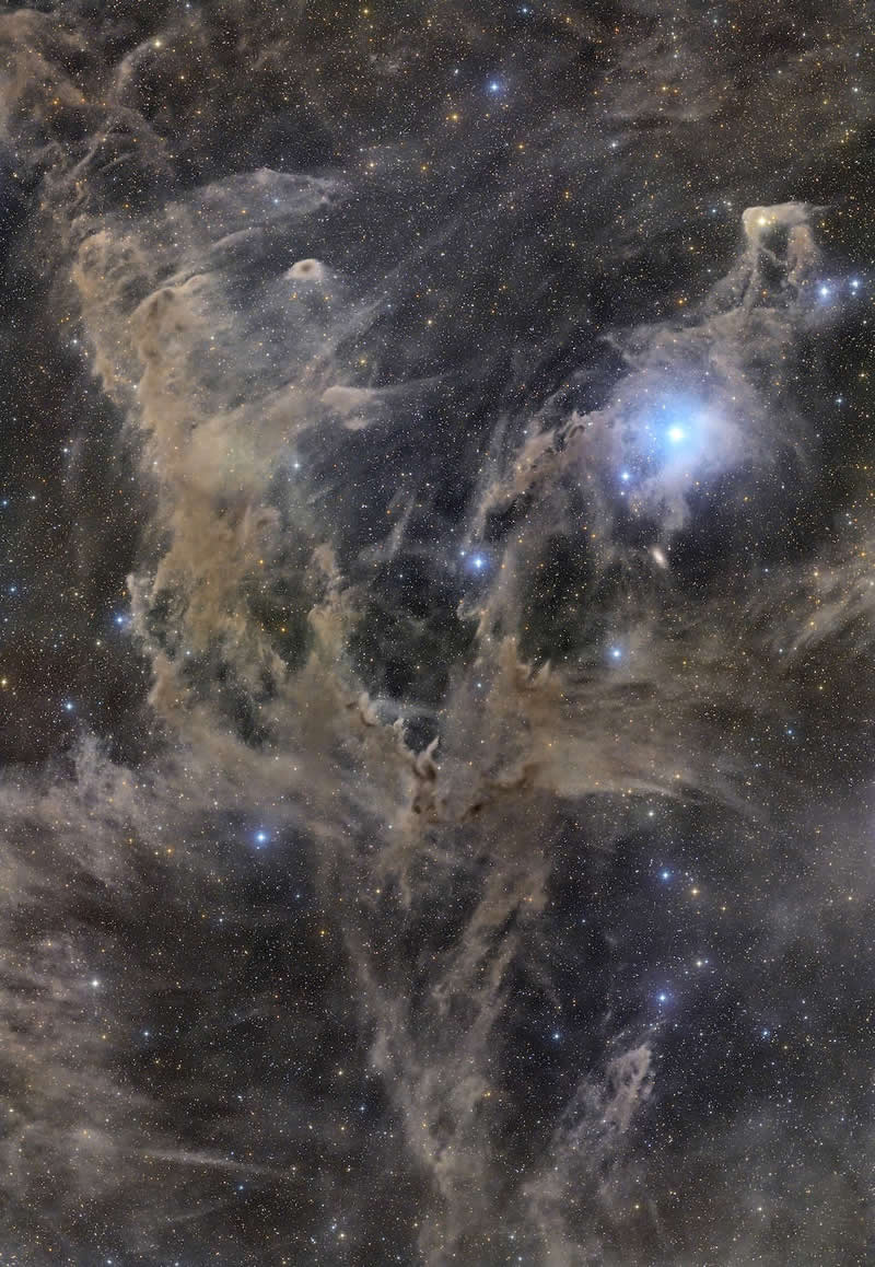 Deep Sky Winner: The Rippling Flames - Chamaeleon III by Andy Campbell - Central West Astronomical Society David Malin Awards