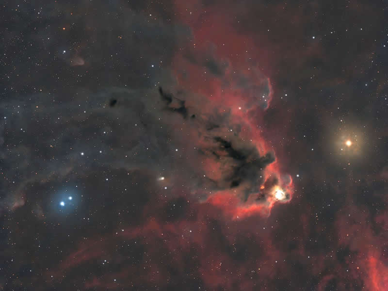Junior Winner: The Boogeyman Nebula by Charlie Marzolla - Central West Astronomical Society David Malin Awards