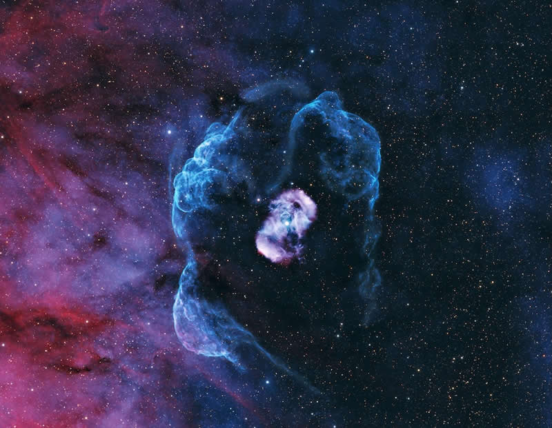 Photo Editor's Choice Winner: A Dragon's Egg in a Gossamer Cocoon by Frank Alvaro - Central West Astronomical Society David Malin Awards