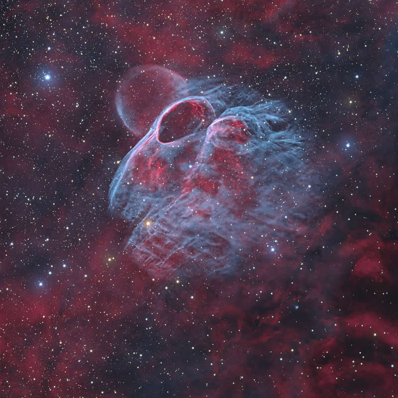 Deep Sky: OED1 - Winged Sandals of Mercury by Andy Campbell - Central West Astronomical Society David Malin Awards