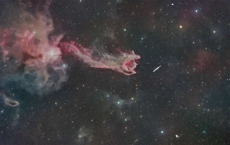 Deep Sky: God's Hand by Frank Alvaro - Central West Astronomical Society David Malin Awards