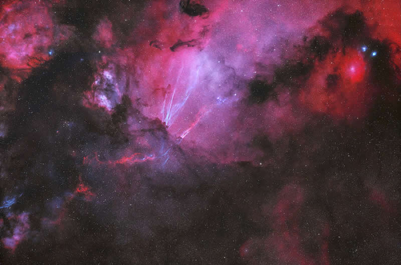 Deep Sky: Blue Sprites and Red Twisters by Jason Wehbe - Central West Astronomical Society David Malin Awards