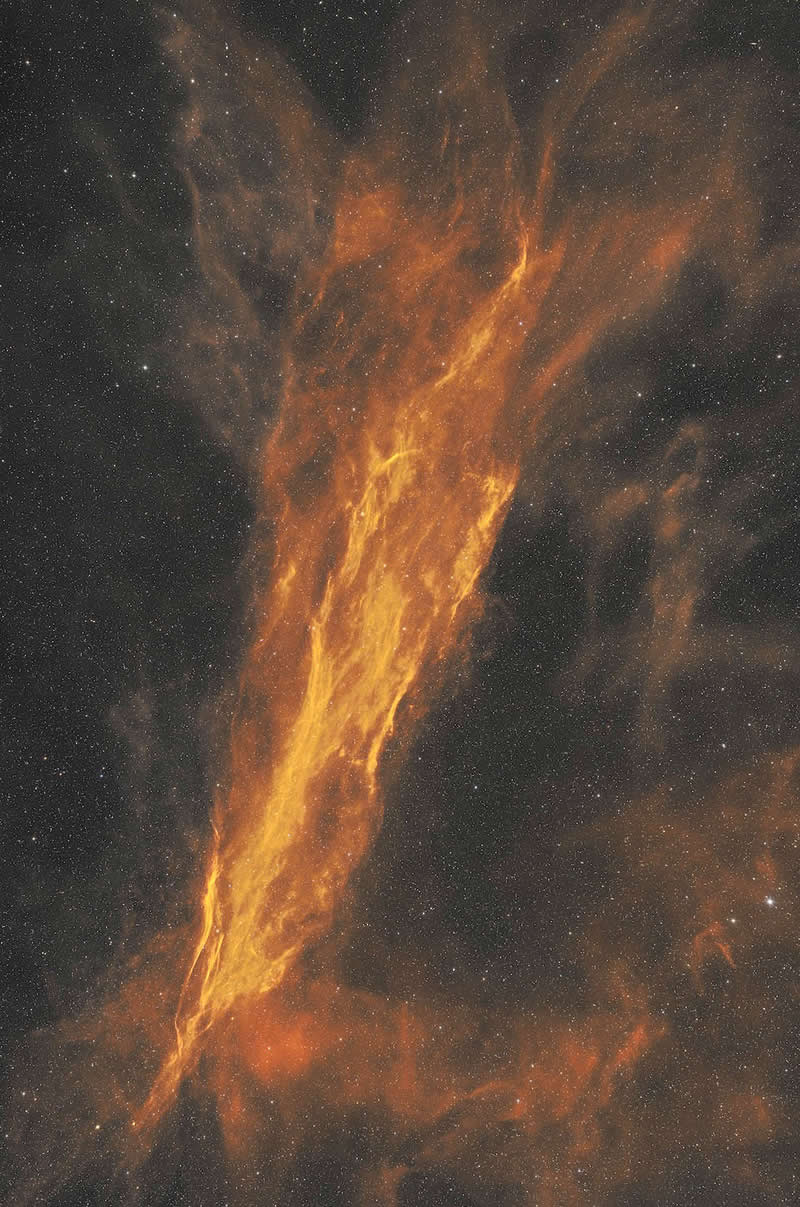 Wide-Field: Gum 12b RGB Ha SII by Rodney Watters - Central West Astronomical Society David Malin Awards