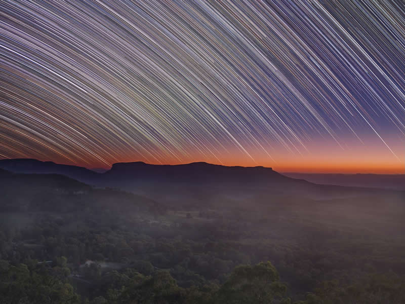 Nightscapes (International): Pantoney's Crown by Ed Hurst - Central West Astronomical Society David Malin Awards