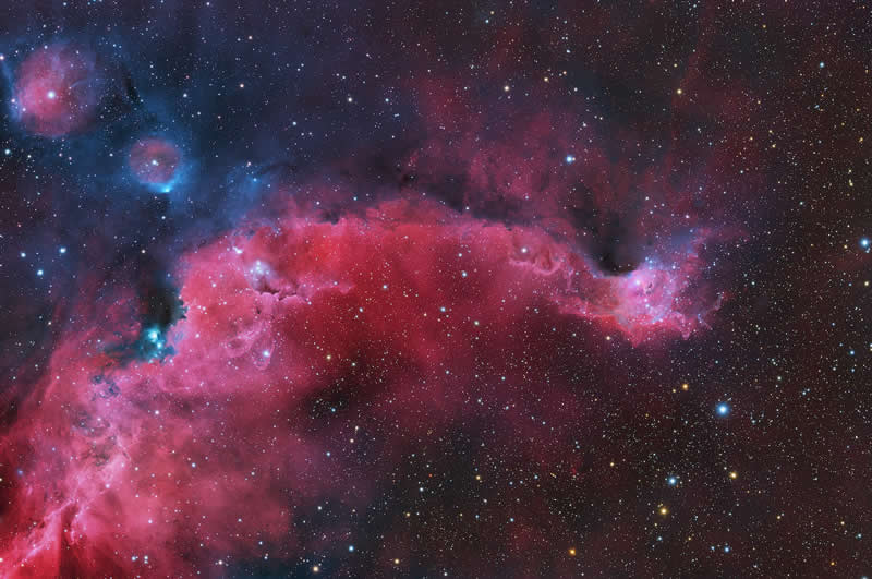 Deep Sky: Harmony in a Fractured Wing by Andy Campbell - Central West Astronomical Society David Malin Awards