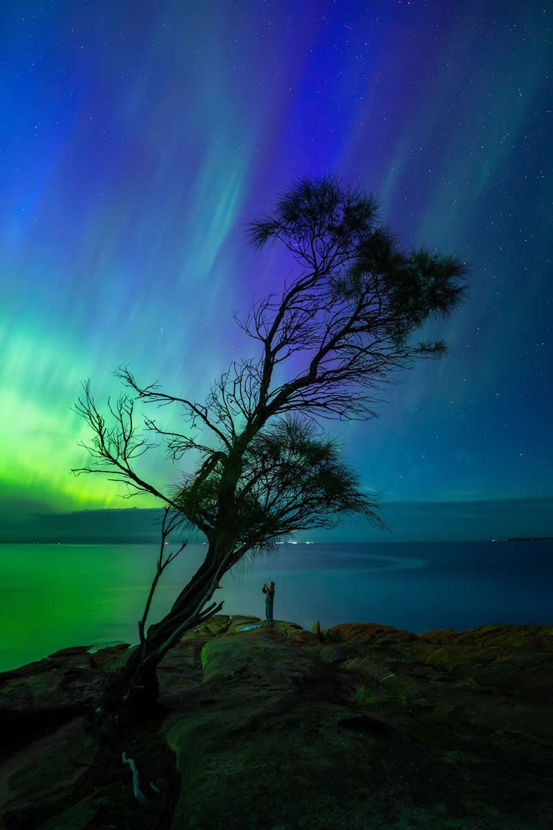 Nightscapes (International): Observers by Nathan Waterhouse - Central West Astronomical Society David Malin Awards
