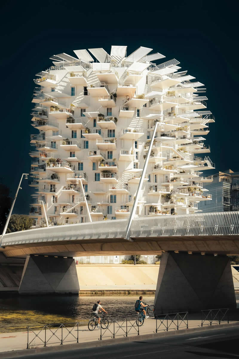 Architecture Photography - Building: L'Arbre Urbain: Montpellier's white canopy by Felipe Mart&iacute;n-Serrano Ortiz, Spain - European Photographer of the Year 2026 Winners