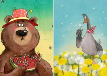 Adorable Animal Illustrations By Susan Batori
