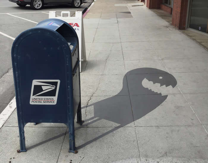 Mailbox Monster &mdash; By Damon Belanger in Redwood City, California, USA