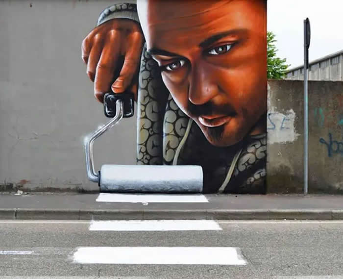 Roller Crosswalk &mdash; By Cosimo Cheone Caiffa in Trezzano sul Naviglio, Italy