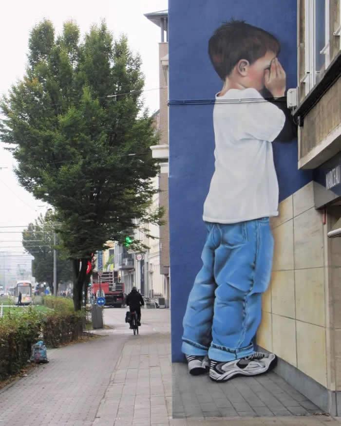 Hide & Seek &mdash; By SMOK in Antwerp, Belgium