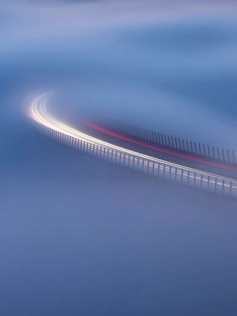 Long Exposure - 1st Place: Highway to nothing by Tadej Cerkvenik - Minimalist Photography Awards 2026 Winners
