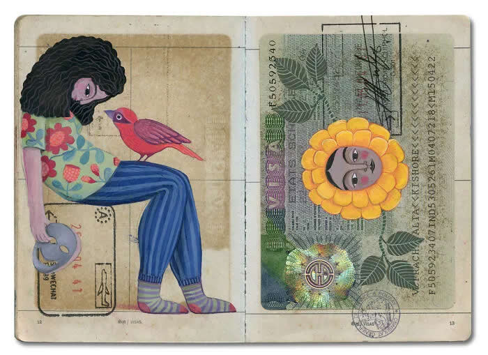 From Passport to Paintings: Illustrator Radhika Chitalia's Heartfelt Tribute to Her Late Father 19 From Passport to Paintings by Illustrator Radhika Chitalia