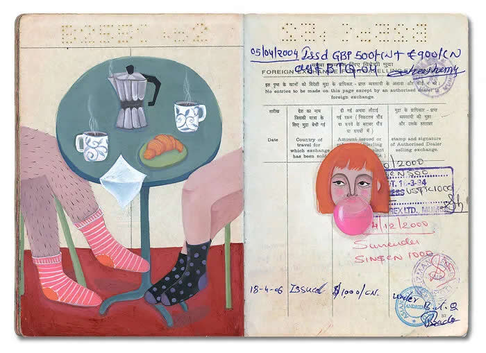 From Passport to Paintings: Illustrator Radhika Chitalia's Heartfelt Tribute to Her Late Father 34 From Passport to Paintings by Illustrator Radhika Chitalia