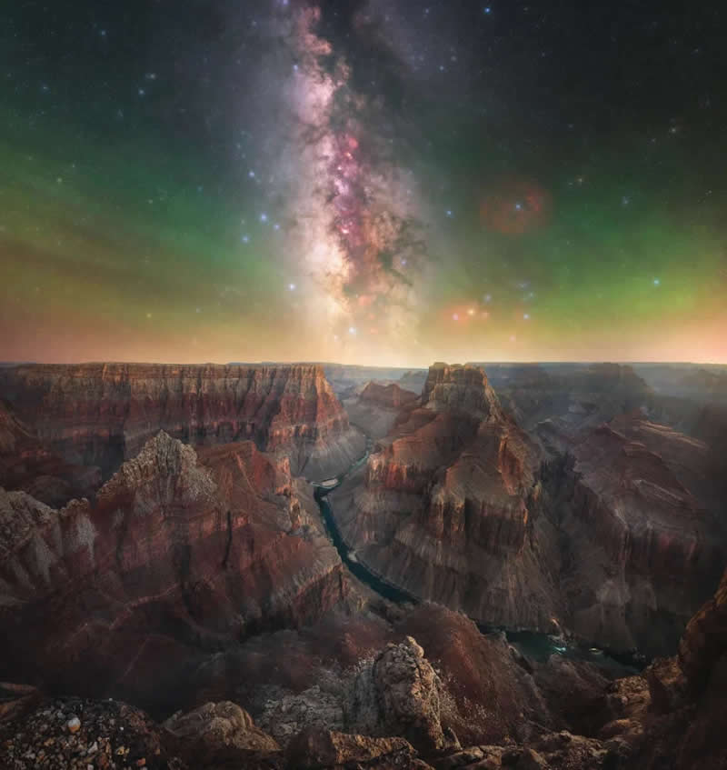 Skyscapes - Runner-up: Cosmic Canyon by Tom Rae - ZWO Astronomy Photographer 2026 Winners