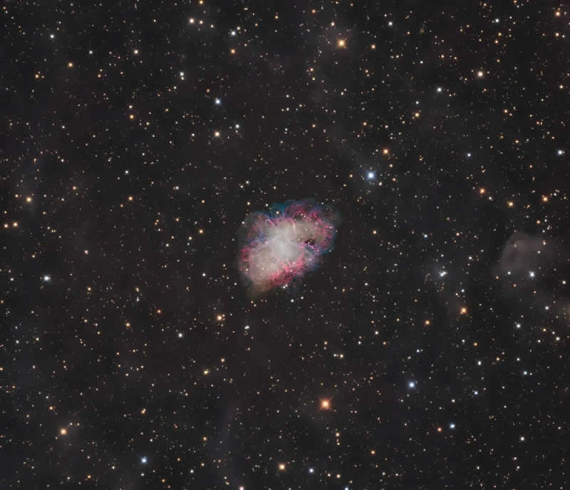 Best Newcomer - Winner: M1: Echoes of an Ancient Explosion by Haocheng Zhu - ZWO Astronomy Photographer 2026 Winners