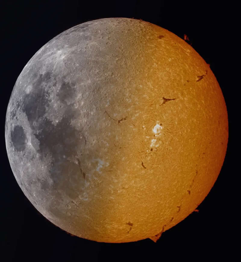 Young Competition - Highly commended: A Sphere of Opposites by Shamiqh Gajdhar - ZWO Astronomy Photographer 2026 Winners