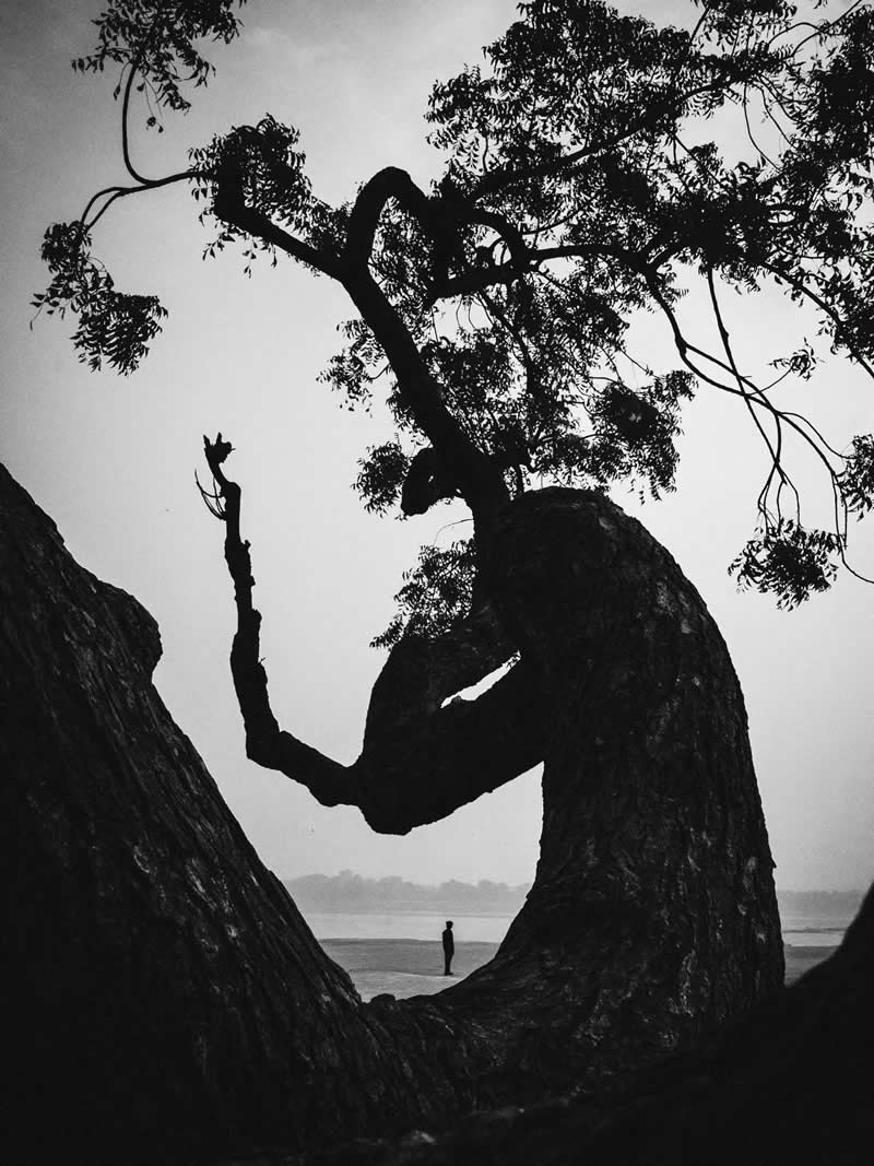 Divyanshu Verma Black and White Indian Street Photography