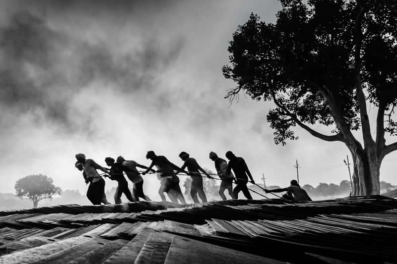 Divyanshu Verma Black and White Indian Street Photography