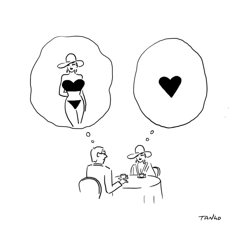 Laugh, Then Think: 36 Funny and Thought-Provoking Illustrations by Tango Gao 45 Funny and Thought-Provoking Illustrations by Tango Gao