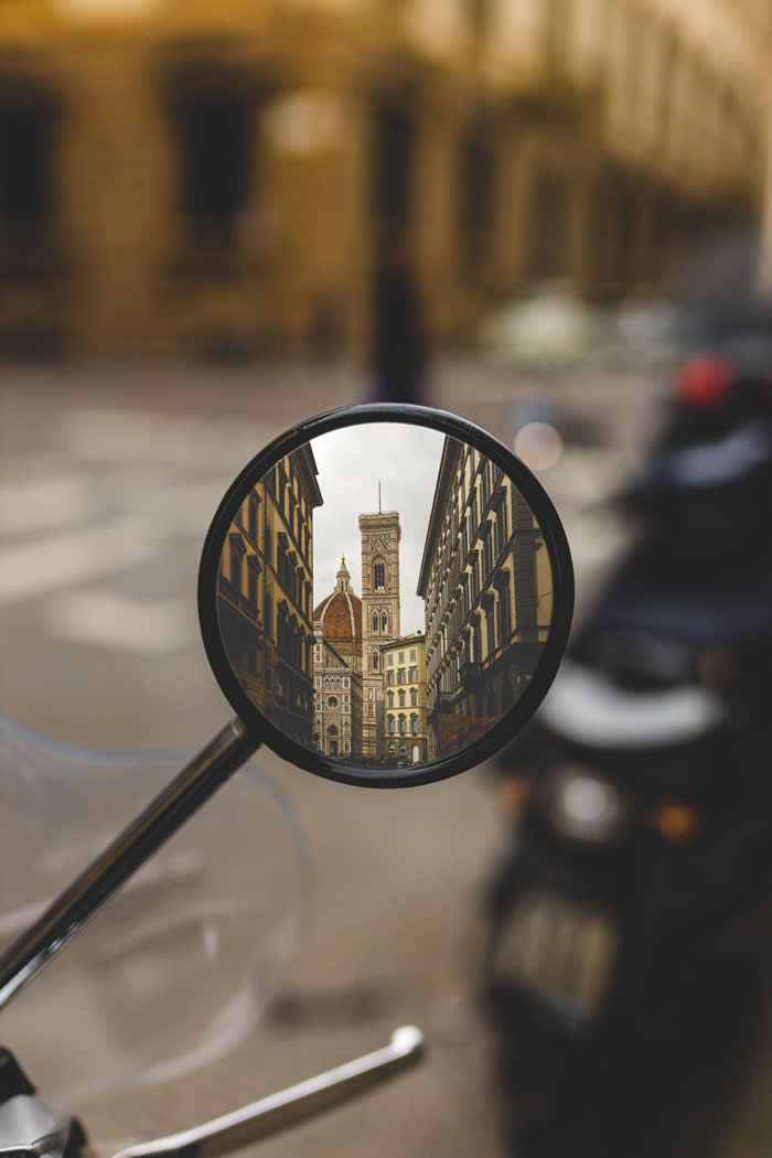 ITAP of Florence through a mirror