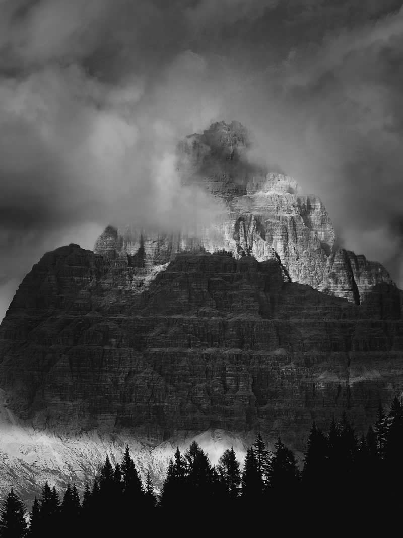 Earth in Elegant Monochrome: 40 Landscape Winners From the MonoVisions Awards 2026 49 Summit of Silence by Claudia Barbera, Italy - MonoVisions Black and White Awards Landscape 2026 Winners