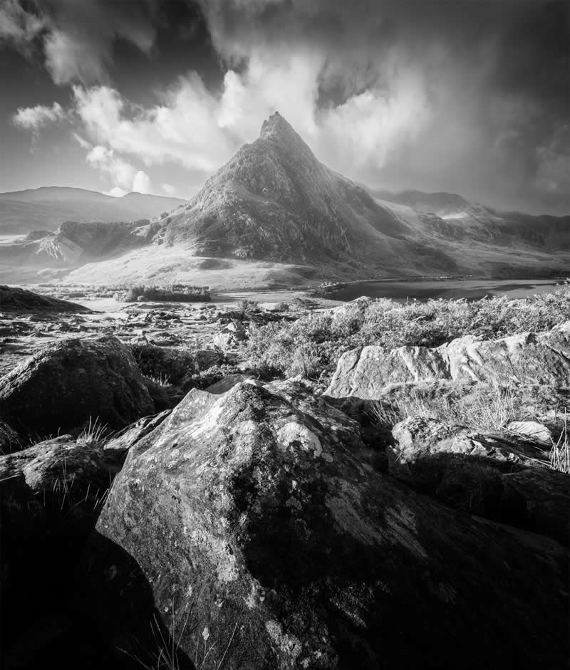 Earth in Elegant Monochrome: 40 Landscape Winners From the MonoVisions Awards 2026 55 Stunning Tryfan with beautiful glow by Maik Herfurth, Germany - MonoVisions Black and White Awards Landscape 2026 Winners