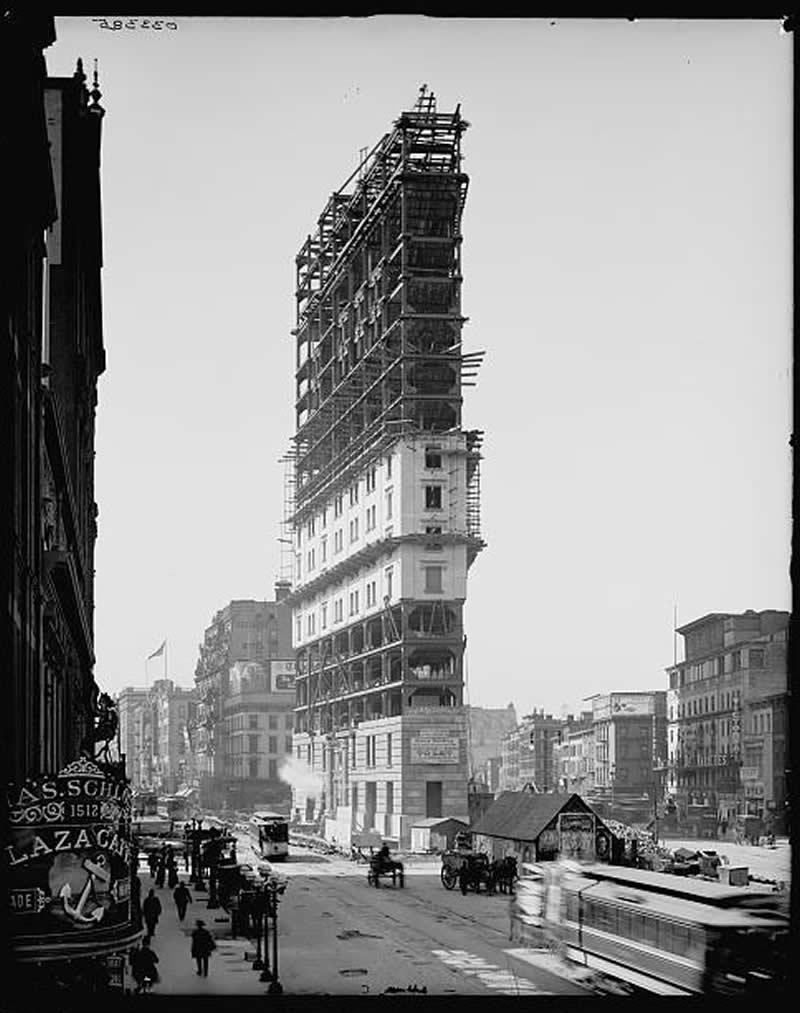 The Times Bulding under construction 1903
